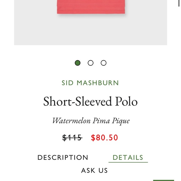 Sid Mashburn Short-Sleeved Polo - Picture 5 of 7